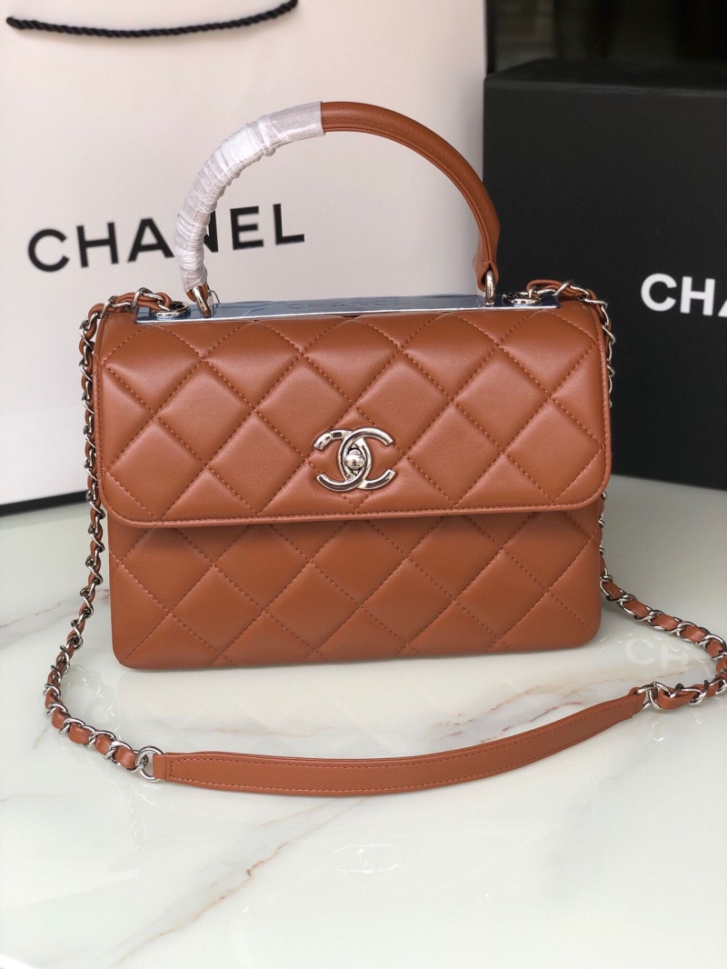 Ch**el top handle bags